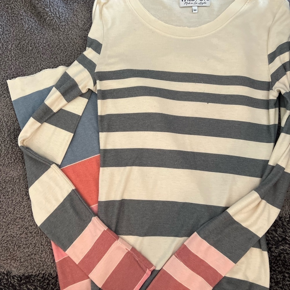 Wildfox Long Sleeve T Shirt Dress - Picture 3 of 4